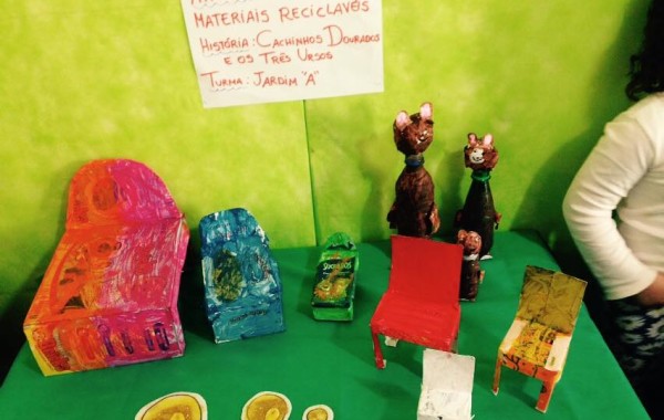 ATIVIDADE  MAQUETE COM MATERIAIS RECICLÁVEIS – JARDIM A Prof. Ângela