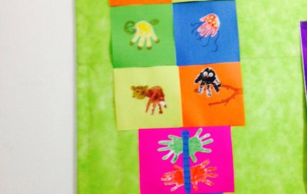 CARIMBO COM AS MÃOS – BERÇÁRIO  II