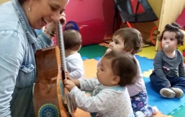 AULA DE MÚSICA – BERÇÁRIO II  Professora Tânia Gil