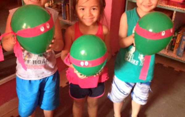 AULA DE ARTES – CONFECÇÃO DA TARTARUGA NINJA