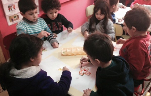 ATIVIDADE “Técnica do Cotonete” -Jardim A  Prof. Fernanda