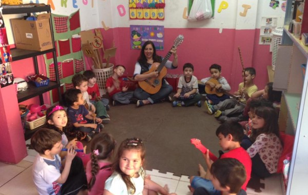 Aula de Música – Jardim A e B – Prof. Tânia Gil