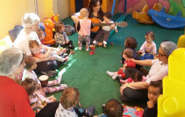 Aula de Música dos Berçários – I e II